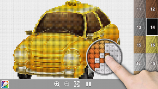اسکرین شات 6 بازی Numbering cross-stitch