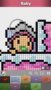 اسکرین شات 3 برنامه Cross-stitch : No.draw