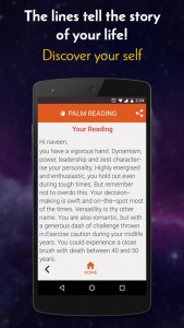 اسکرین شات برنامه Palm Reading 5