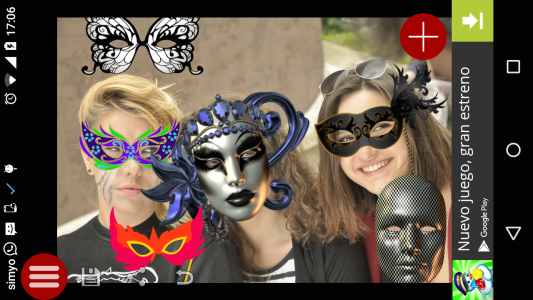 اسکرین شات برنامه Carnival Masks photo stickers 1