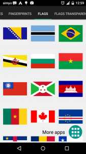 اسکرین شات برنامه Flags stickers for pictures 6