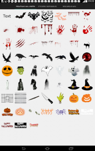 اسکرین شات برنامه Halloween Photo stickers 8