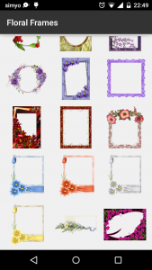 اسکرین شات برنامه Floral photo Frames 7