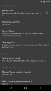 اسکرین شات 6 برنامه Shreddit - Data Eraser