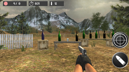 اسکرین شات بازی Bottle Shoot Training Game 3D 6