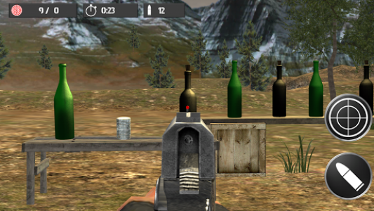 اسکرین شات بازی Bottle Shoot Training Game 3D 5