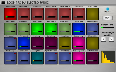 اسکرین شات برنامه Loop Pad DJ Electro Music Simu 1