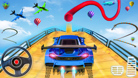 اسکرین شات برنامه Mega Ramp Car Stunt 3D 2