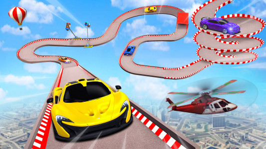 اسکرین شات برنامه Mega Ramp Car Stunt 3D 1