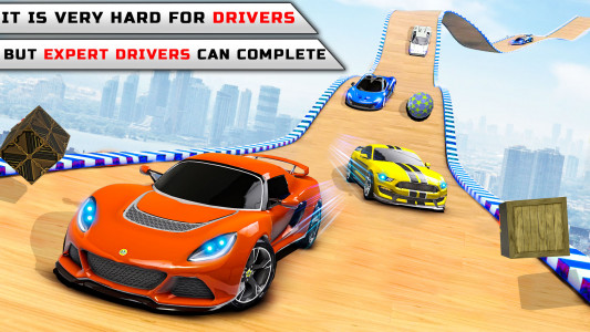 اسکرین شات برنامه Mega Ramp Car Stunt: Car Games 3
