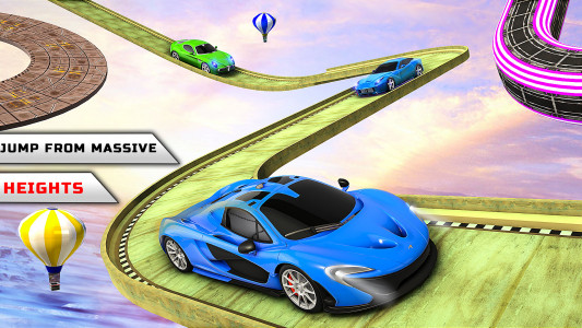 اسکرین شات برنامه Mega Ramp Car Stunt 3D 5