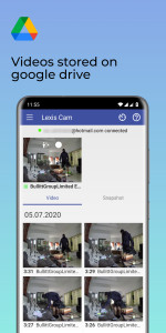 اسکرین شات 2 برنامه Lexis Cam, Home security app