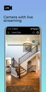 اسکرین شات 1 برنامه Lexis Cam, Home security app