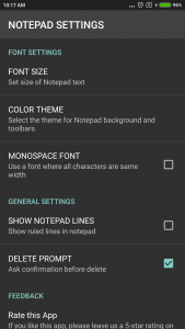 اسکرین شات 5 برنامه NOTEPAD