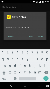 اسکرین شات 1 برنامه Safe Notes : Notepad Password