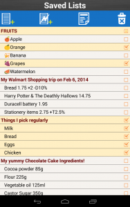 اسکرین شات 3 برنامه Shopping List Grocery & Budget