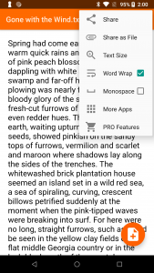 اسکرین شات 2 برنامه Text Viewer : Simple & Tiny