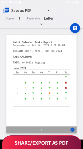 اسکرین شات برنامه Habit Calendar: Habits Tracker 4