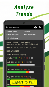 اسکرین شات 4 برنامه Unlimited Habit Tracker