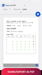 اسکرین شات 4 برنامه Habit Calendar: Habits Tracker
