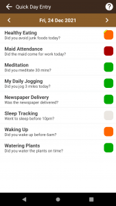 اسکرین شات برنامه Habit Calendar: Habits Tracker 2