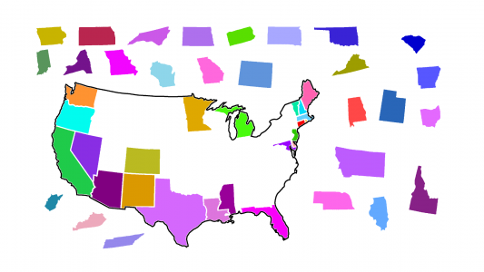 اسکرین شات بازی USA Map Puzzle 4
