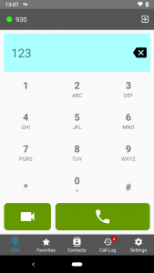 اسکرین شات 1 برنامه Panasonic MobileSoftphone