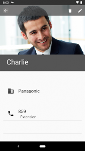 اسکرین شات برنامه Panasonic MobileSoftphone 3