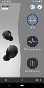 اسکرین شات برنامه Panasonic Audio Connect 1