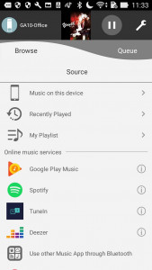اسکرین شات 3 برنامه Panasonic Music Control