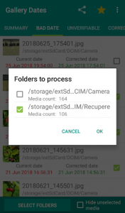 اسکرین شات برنامه Reorder a messy gallery after files copy 4