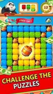اسکرین شات بازی Panda Cube Smash - Big Win with Lucky Puzzle Games 1