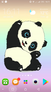 اسکرین شات برنامه Cute Panda wallpapers 3
