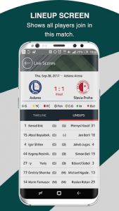 اسکرین شات برنامه Live Score – Live Football Updates 3