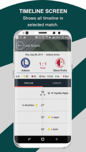 اسکرین شات برنامه Live Score – Live Football Updates 2