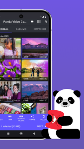 اسکرین شات 2 برنامه Panda Video Compress & Convert
