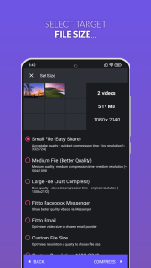 اسکرین شات 3 برنامه Panda Video Compress & Convert