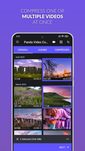 اسکرین شات 2 برنامه Panda Video Compress & Convert