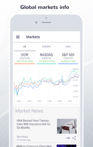 اسکرین شات برنامه FinWiz-Stocks, News, Investing,Portfolio & Markets 1