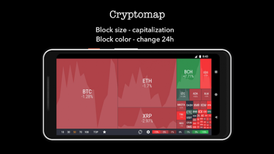 اسکرین شات برنامه Crypto coin map 1