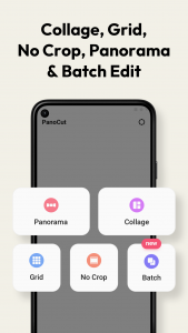 اسکرین شات 1 برنامه Panorama Crop - PanoCut