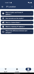 اسکرین شات 4 برنامه IP Location