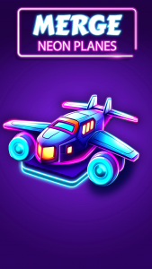 اسکرین شات بازی Merge Planes Neon Game Idle 1