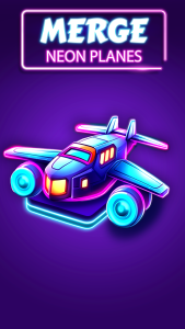 اسکرین شات 1 بازی Merge Planes Neon Game Idle