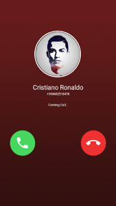 اسکرین شات برنامه Fake Call from Cristiano Ronaldo 6