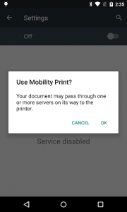 اسکرین شات برنامه Mobility Print 1