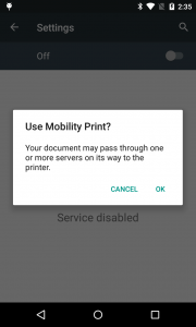 اسکرین شات برنامه Mobility Print 1