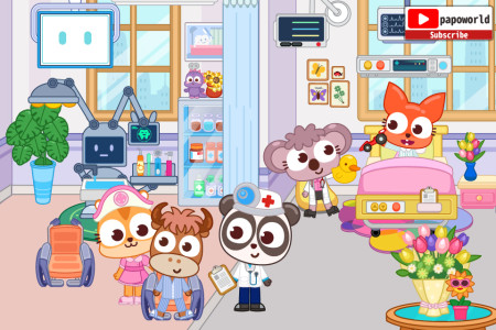 اسکرین شات 6 بازی Papo Town Clinic Doctor