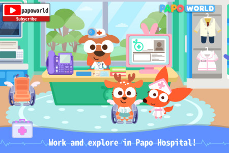اسکرین شات 5 بازی Papo Town: Hospital