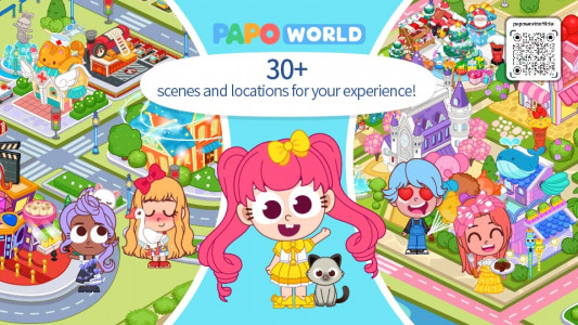 اسکرین شات بازی Papo Town World game for kids 3